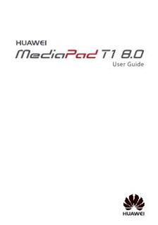 Huawei MediaPad T 1 8.0 Pro manual. Camera Instructions.